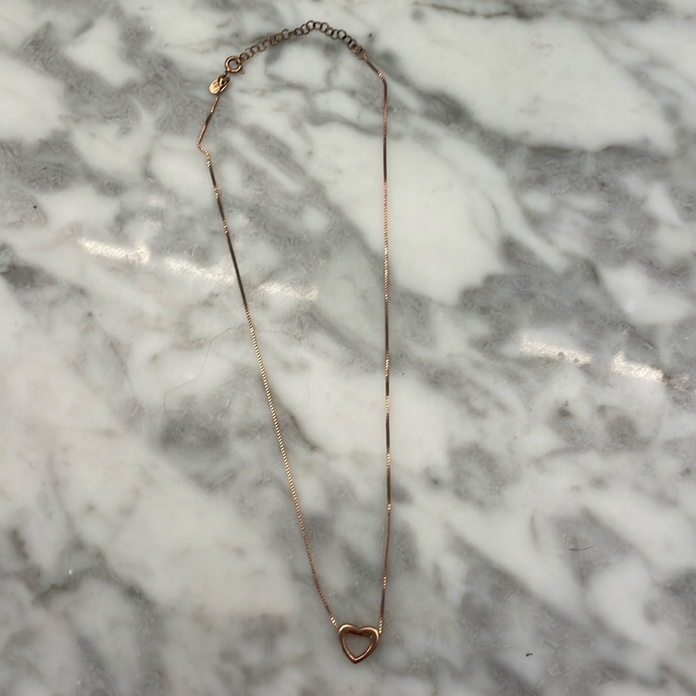 Italian Rose Gold Necklace